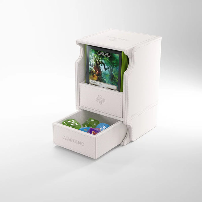Gamegenic - Watchtower 100+ XL Convertible White Deck Box