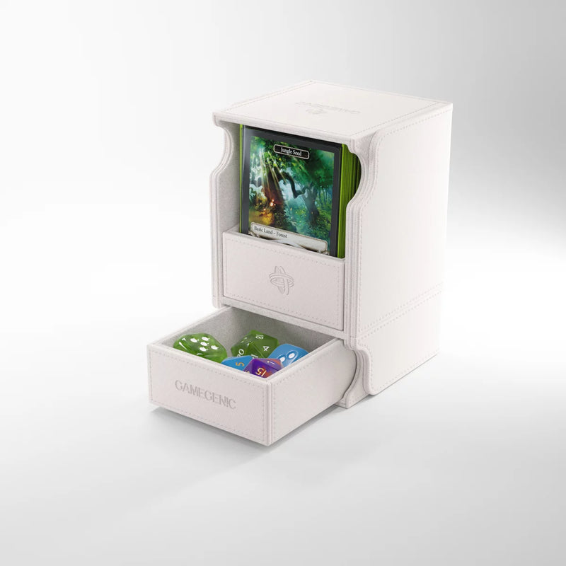 Gamegenic - Watchtower 100+ XL Convertible White Deck Box