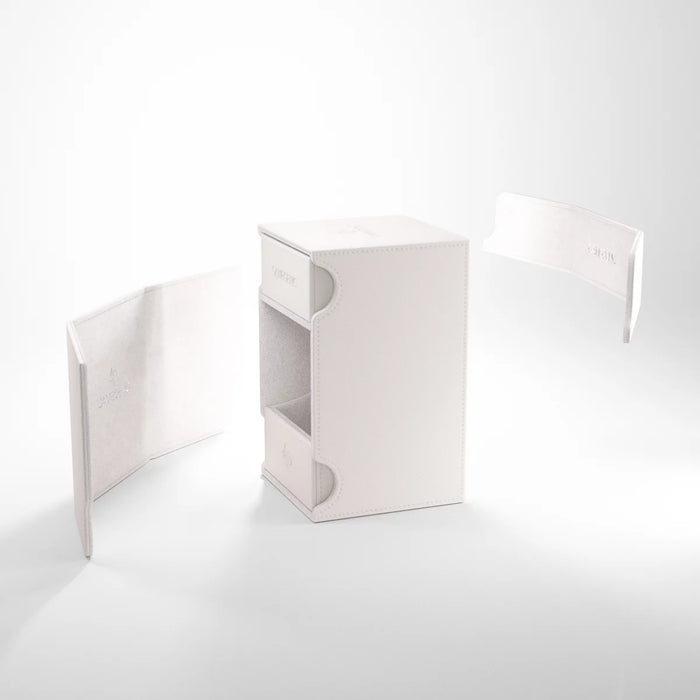 Gamegenic - Watchtower 100+ XL Convertible White Deck Box