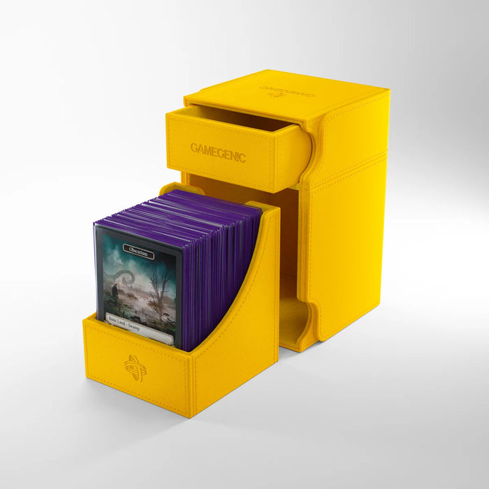 Gamegenic - Watchtower 100+ XL Convertible Yellow Deck Box