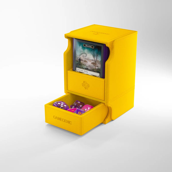 Gamegenic - Watchtower 100+ XL Convertible Yellow Deck Box