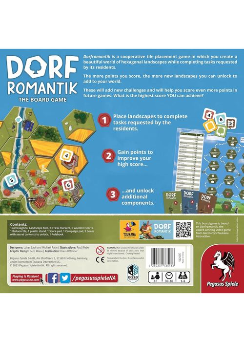 Pegasus Spiele Dorfromantik Board Game (1-4 Players)