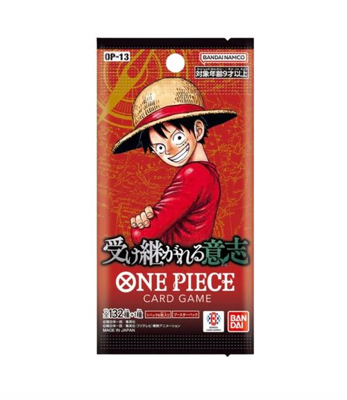 Bandai One Piece Card Game: OP-13 Inherited Will BoosterPack