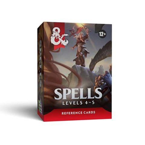 Dungeons & Dragons: Reference Cards: Spells - Levels 4-5 (EN) ^ Aug 18 2026