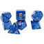 Chessex Polyhedral Dice Set: Brush Wavebreak (7 Dice)