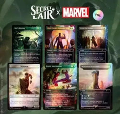 Magic: The Gathering - Secret Lair x Marvel Rainbow Foil Edition: Black Panther