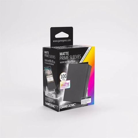 Gamegenic Prime Sleeves Black Matte Non-Glare Standard Size