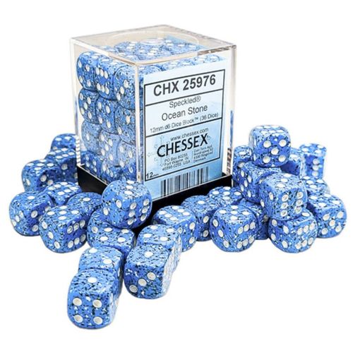 Chessex Speckled Polyhedral Dice Set: 36d6 12mm