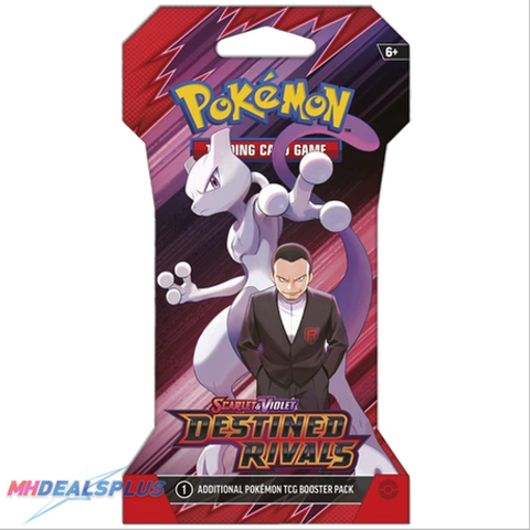 Pokemon Destined Rivals Sleeved Booster Pack (6 Packs)