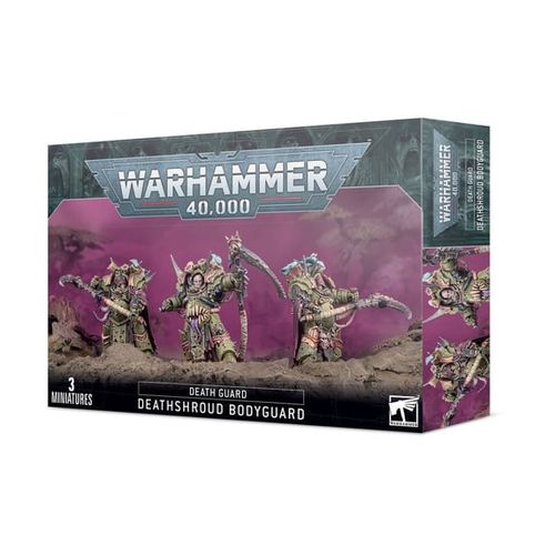 Games Workshop Warhammer 40K: Deathshroud Bodyguard Chaos Death Guard (3 Models)