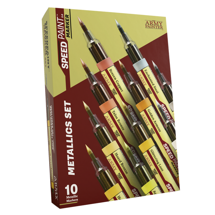Army Painter Speed Paint Markers Metallics Set | Boreal Gaming