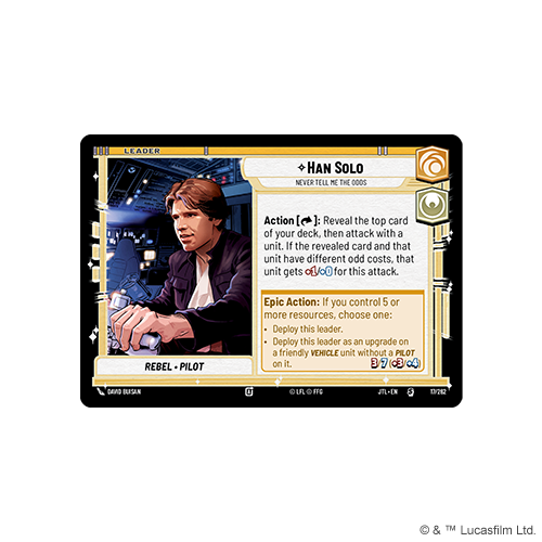Star Wars: Unlimited Jump to Lightspeed - Spotlight Deck: Han Solo