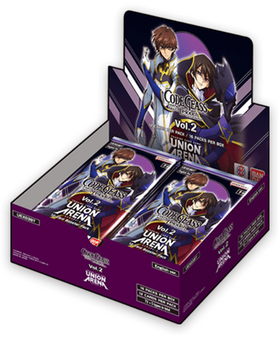 UNION ARENA Code Geass: Lelouch of the Rebellion Vol.2 UEX03T Booster Box