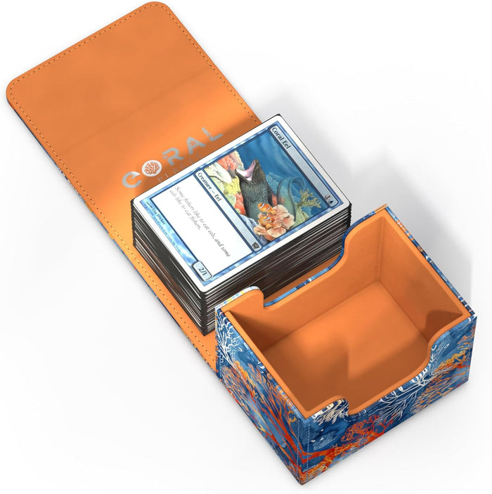 Ultimate Guard - Sidewinder 100+ Xenoskin - 2025 Exclusive “Coral Places” - Fiery Reef Deck Box