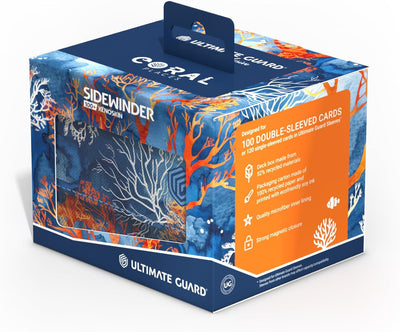 Ultimate Guard - Sidewinder 100+ Xenoskin - 2025 Exclusive “Coral Places” - Fiery Reef Deck Box