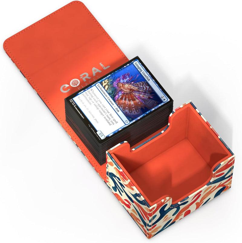 Ultimate Guard - Sidewinder 100+ Xenoskin - 2025 Exclusive “Coral Places” - Mellow Sea Deck Box