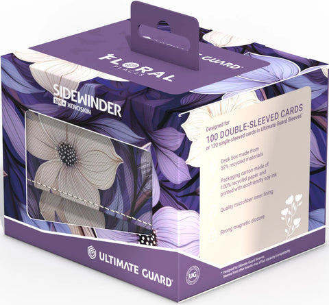 Ultimate Guard - Sidewinder 100+ Xenoskin - “Floral Places” - Moonlit Glen Deck Box