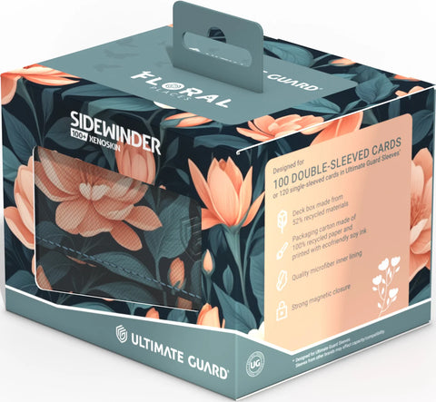 Ultimate Guard - Sidewinder 100+ Xenoskin - “Floral Places” - Quiet Glade Deck Box