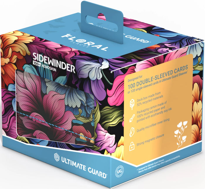 Ultimate Guard - Sidewinder 100+ Xenoskin - “Floral Places” - Springbloom Meadow Deck Box
