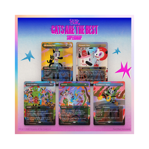 MTG Secret Lair: Toby's Journey by Gary Baseman Non-Foil