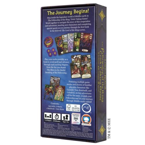 Lord of the Rings: The Fellowship of the Ring Trick-Taking Game Board Game (2-4 Players)
