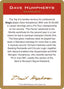 Dave Humpherys Bio [World Championship Decks 2003]