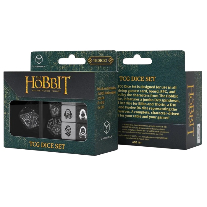 The Hobbit TCG Umbral Hollow Dice Set with Jumbo Spindown D20