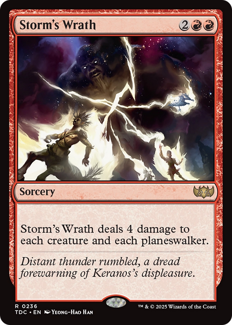Storm's Wrath [Tarkir: Dragonstorm Commander]
