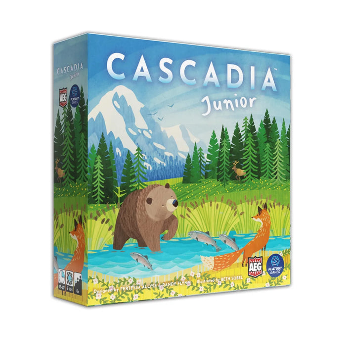 AEG Cascadia Junior Board Game | Family Game for Ages 6+