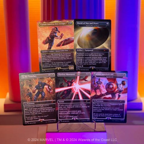 Magic: The Gathering - Secret Lair x Marvel Rainbow Foil Edition: Captain America