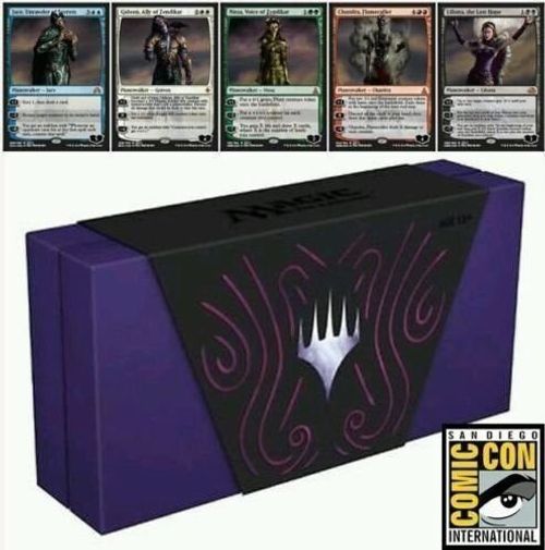Magic: The Gathering - SDCC Exclusive 2016 Planeswalkers Set Complete Foil