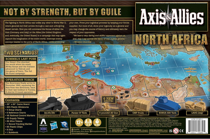 Axis & Allies: North Africa - WWII Strategy Game [Board Game]
