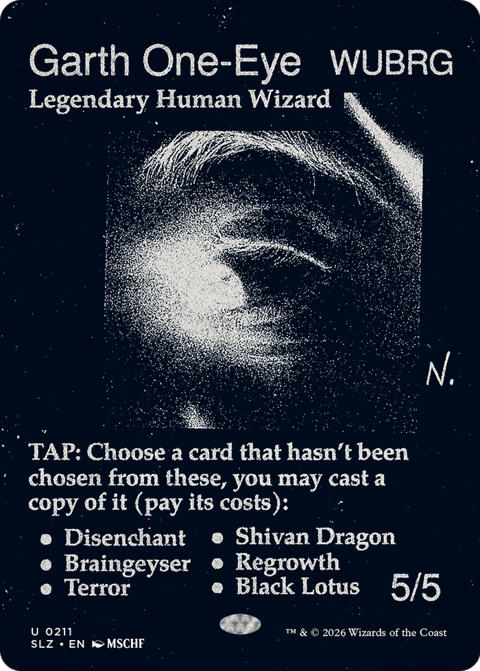 Garth One-Eye (0211) [Secret Lair x MSCHF: The Zeta Set]
