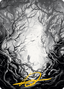 Forest 1 Art Card (Gold-Stamped Signature) [Innistrad: Midnight Hunt Art Series]