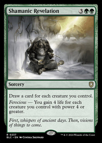 Shamanic Revelation [Bloomburrow Commander]