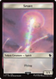 Spirit // Hero (0026) Double-Sided Token (Surge Foil) [FINAL FANTASY Commander Tokens]