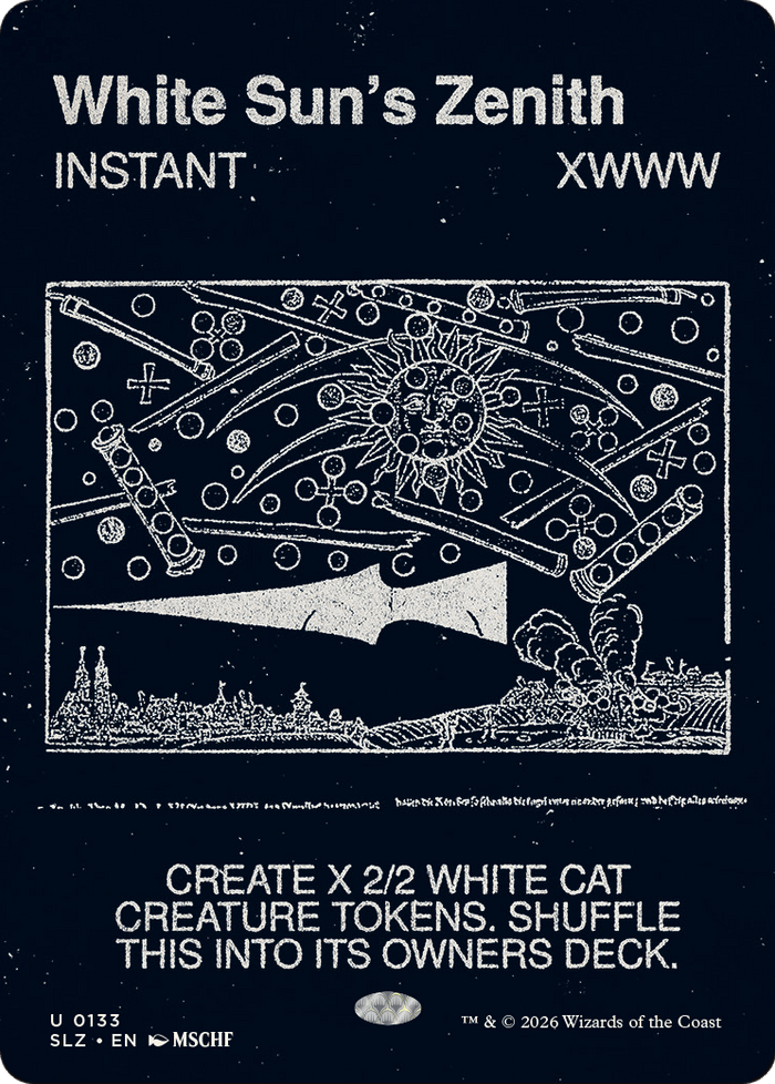 White Sun's Zenith (0133) [Secret Lair x MSCHF: The Zeta Set]