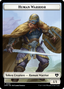Human Warrior // Zombie Army Double-Sided Token [Commander Masters Tokens]
