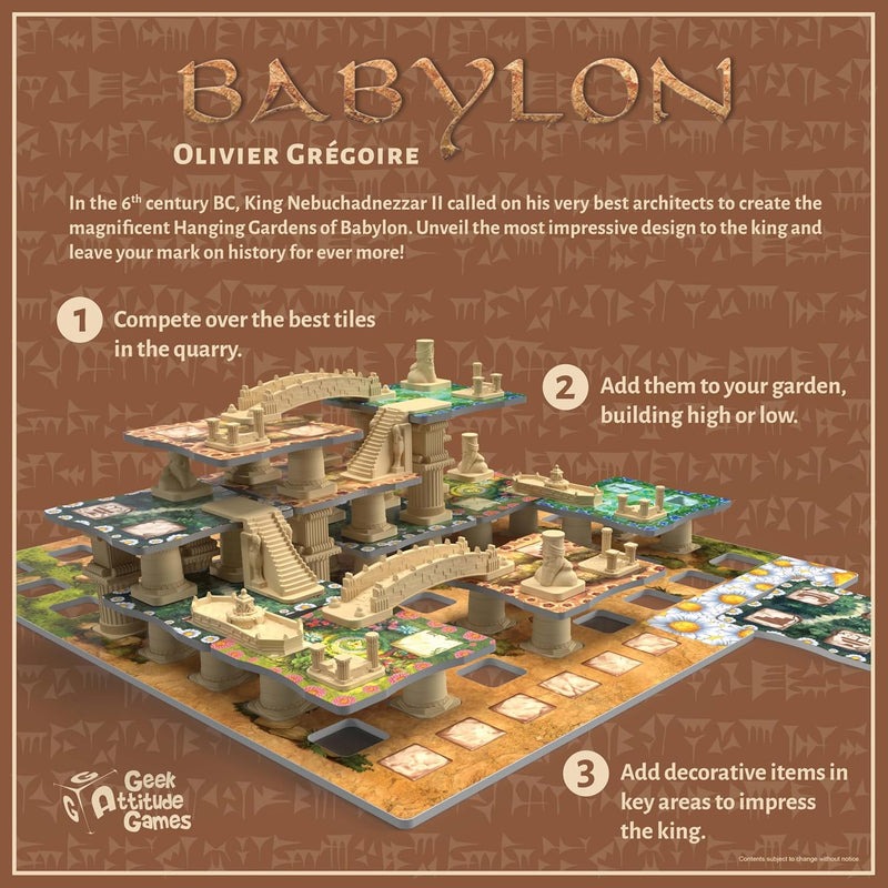 Babylon - 3D Tile Placement [Board Game]