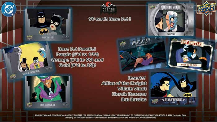 2026 Upper Deck Batman: The Animated Series Hobby Box