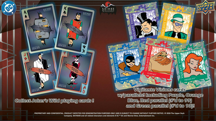 2026 Upper Deck Batman: The Animated Series Hobby Box