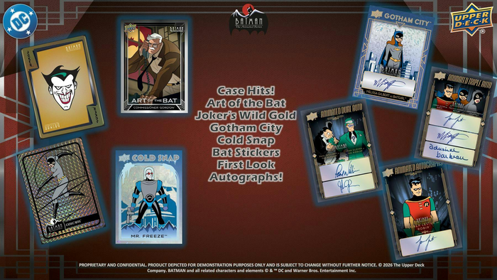 2026 Upper Deck Batman: The Animated Series Hobby Box