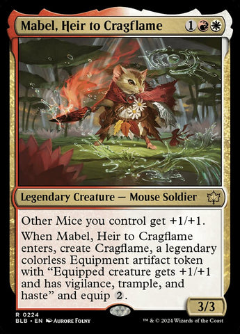 Mabel, Heir to Cragflame [Bloomburrow]