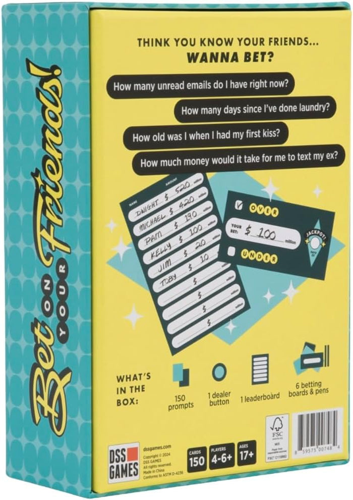 Bet On Your Friends [Party Game]