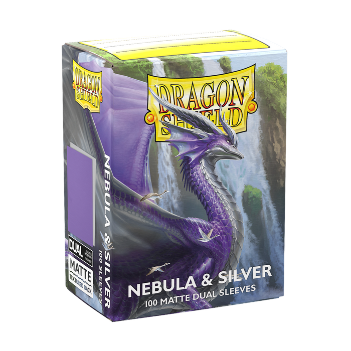 Dragon Shield: Standard 100ct Sleeves - Nebula & Silver (Dual Matte)