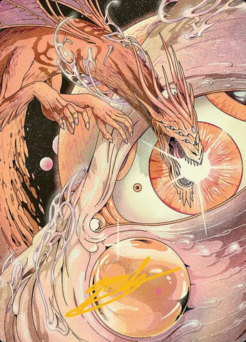 Nova Hellkite Art Card (40/54) [Edge of Eternities Art Series]