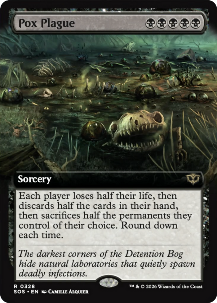 Pox Plague (Extended Art) [Secrets of Strixhaven]