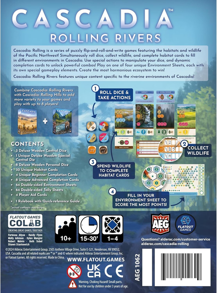 Cascadia: Rolling Rivers [Board Game]