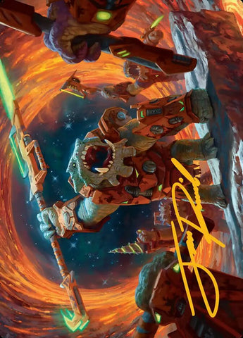 Frontline War-Rager Art Card [Edge of Eternities Art Series]