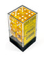 Chessex Translucent Yellow/White 16mm D6 Dice Block™ (12 dice)